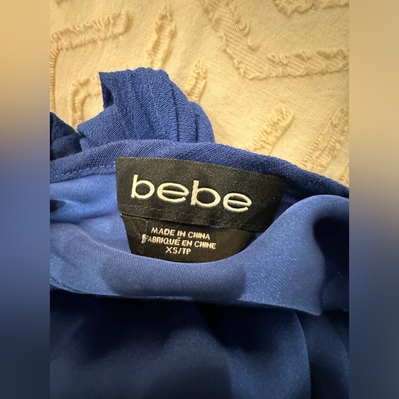 Bebe Blue Maxi Dress - Picture 4 of 4